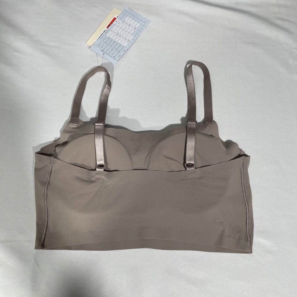 NWT $58 True & Co. [ XS ] True Body Lift Adjustable Wireless Bra in‎ Mink - Picture 9 of 12